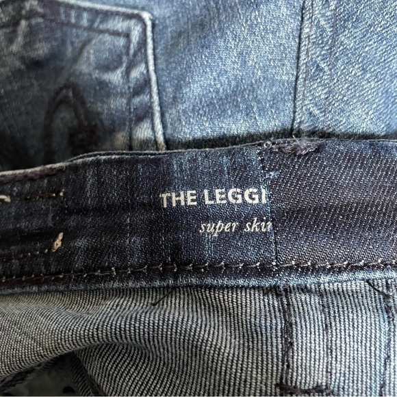 Adriano Goldschmied Blue 8 Years Whistler Super Skinny Legging Distress Jean 24 - Picture 11 of 12